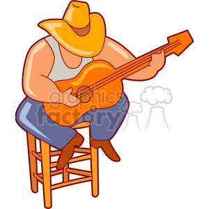   music singer singers musician guy man sing singing cowboy cowboys country guitar guitars acoustic  singer306.gif Clip Art Music 