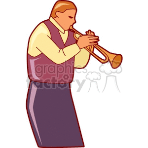trumpet400 clipart. Commercial use image # 150267