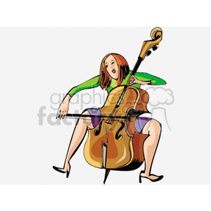 violinist clipart. Royalty-free image # 150670