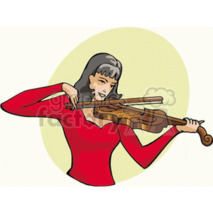 violinist5 clipart. Commercial use image # 150674