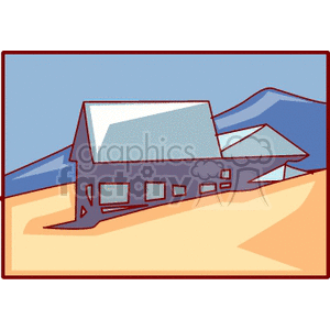   beach ocean bay summer vacation travel nature water house houses home Clip Art Nature 