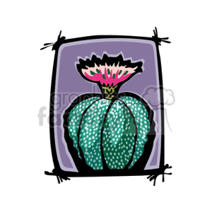 flowercactus3 clipart. Commercial use image # 151513