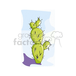   plant plants desert cactus cactuses  cactus18.gif Clip Art Nature Plants 