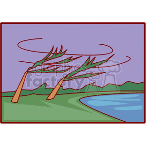   hurricane wind storm seasons storms tree trees hurricanes  hurricane400.gif Clip Art Nature Seasons 