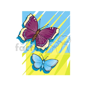   butterfly butterflies summer seasons  summerinsect.gif Clip Art Nature Seasons 
