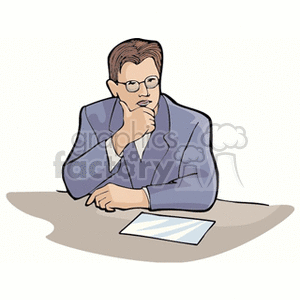   business boss corporate corporations office man guy office suits  boss131.gif Clip Art People 