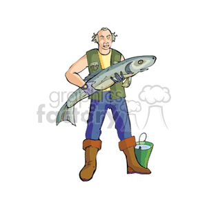 fisher clipart. Commercial use image # 154236