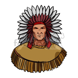 Chief clipart. Commercial use image # 154469