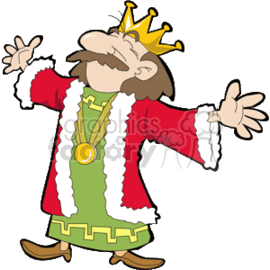 cartoon king clipart. Royalty-free image # 154837