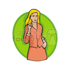 secretary clipart. Commercial use image # 154848
