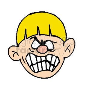   face faces people head heads boy boys mad mean angry  MERCURIAL.gif Clip Art People Faces 