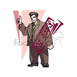 political protest clipart. Royalty-free image # 157698
