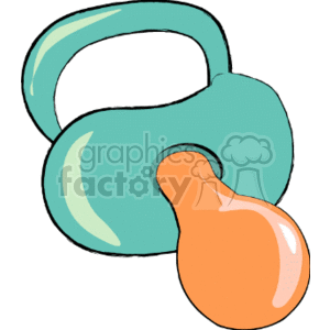 Turquoise pacifier
