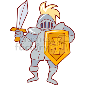 Knight in Armor clipart. Royalty-free image # 160265