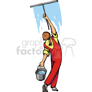 window washer clipart. Royalty-free image # 161042