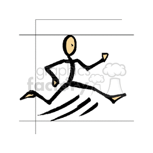   stick people jump jumping  leaping.gif Clip Art People Stick People 