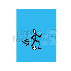 playingsoccer clipart. Royalty-free image # 162324