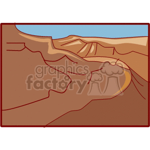   canyon grand canyons Clip Art Places 