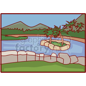 pond clipart. Commercial use image # 162624
