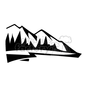 Mountain clipart. Commercial use image # 162650