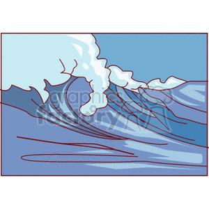   ocean wave waves water  wave401.gif Clip Art Places 