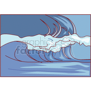   ocean wave waves water  wave403.gif Clip Art Places 