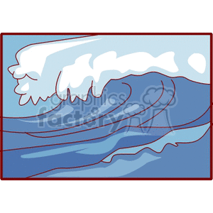   ocean wave waves water  wave405.gif Clip Art Places 