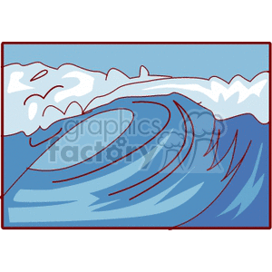   ocean wave waves water  wave407.gif Clip Art Places 