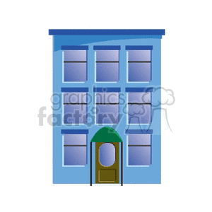 Retail building clipart. Commercial use image # 162839