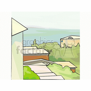   land houses house buildings building country farm farms  landscape271211.gif Clip Art Places Landscape 