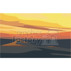   mountain mountains land dusk sunset  sunset2.gif Clip Art Places Landscape 