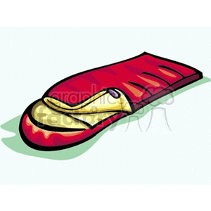 sleeping-bag clipart. Commercial use image # 164037