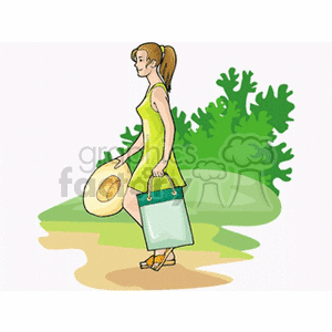   picnic beach nature women lady girl girls ladies  travel11.gif Clip Art Places Outdoors 