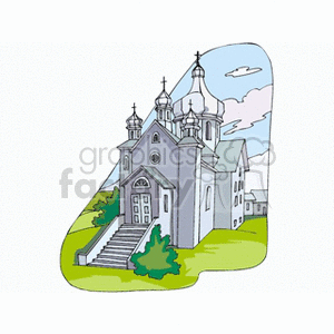 grey church  clipart. Commercial use image # 164325