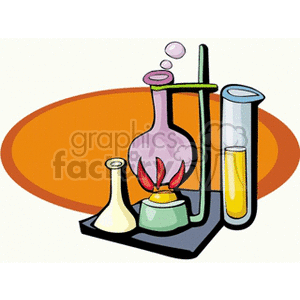 chemistryexperiment clipart. Royalty-free image # 165269