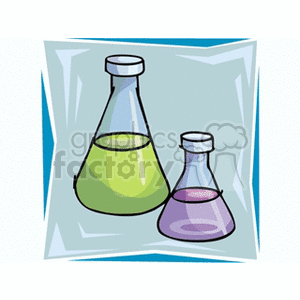   beakers beaker science laboratory laboratories equipment  testtub2e.gif Clip Art Science 