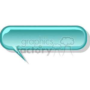 Blue chat bubble image. clipart. Royalty-free image # 166332