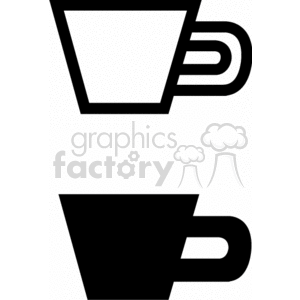 coffee cups. clipart. Royalty-free image # 166382
