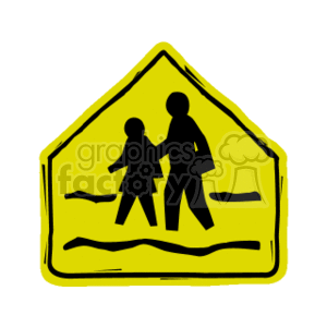 children_crossing clipart. Royalty-free image # 167314