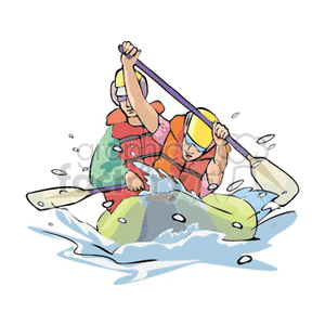 rafting clipart. Commercial use image # 167881
