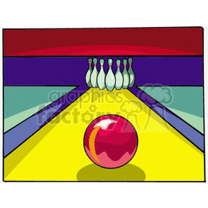   bowling pins ball balls  bowling.gif Clip Art Sports 