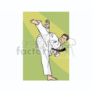 karateka clipart. Royalty-free image # 168027