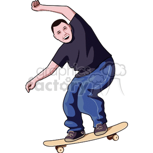   skateboard skateboarding skateboarders skateboards  skateboarding.gif Clip Art Sports 