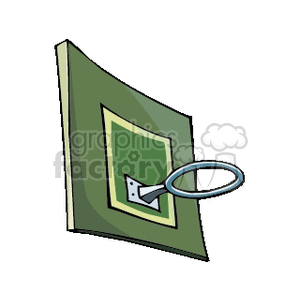 basketball backboard and rim clipart. Royalty-free image # 168540