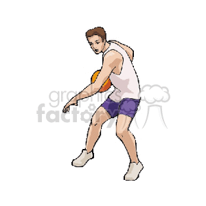 basketballer clipart. Commercial use image # 168552