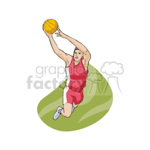   basketball basketballs player players  basketballer3.gif Clip Art Sports Basketball 