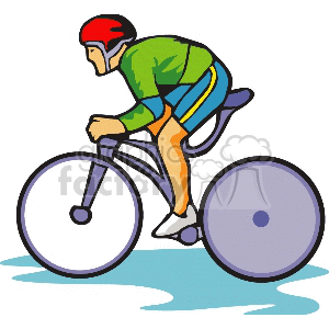   bike bikes bicycle bicycles bicyclist  bicycle.gif Clip Art Sports Biking athlete wheels pedaling pedal helmet race tour de france relay iron man cyclist