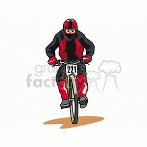 bicyclist4 clipart. Royalty-free image # 168587