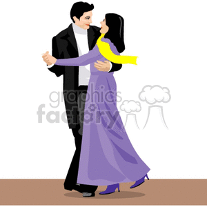 couple dancing clipart. Royalty-free image # 168828