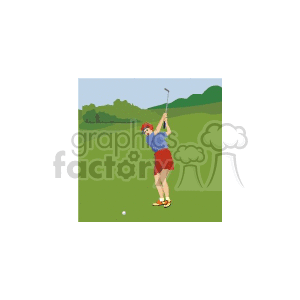 golfers004 clipart. Royalty-free image # 169172